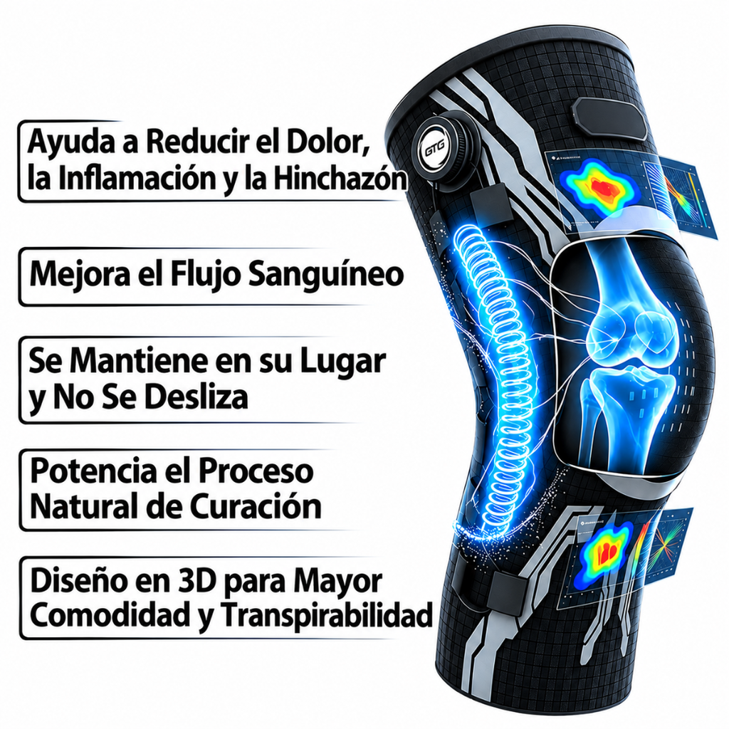 rodillera  ajustable y transpirable