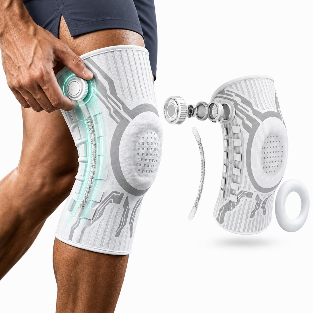 rodillera  ajustable y transpirable